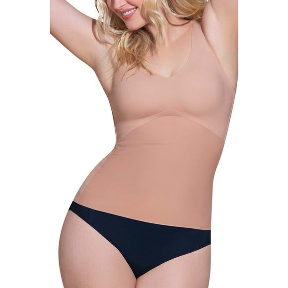Honey Love Liftwear Tank Top Cami Wire Free Lined Shapewear - Picture 1 of 9